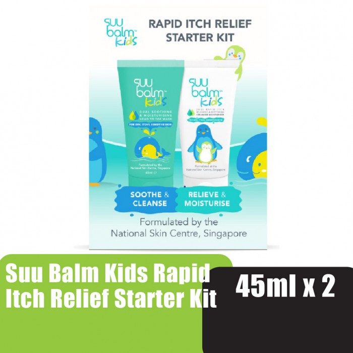 Suu Balm Kids Rapid Itch Relief Starter Kit 45ml X 2