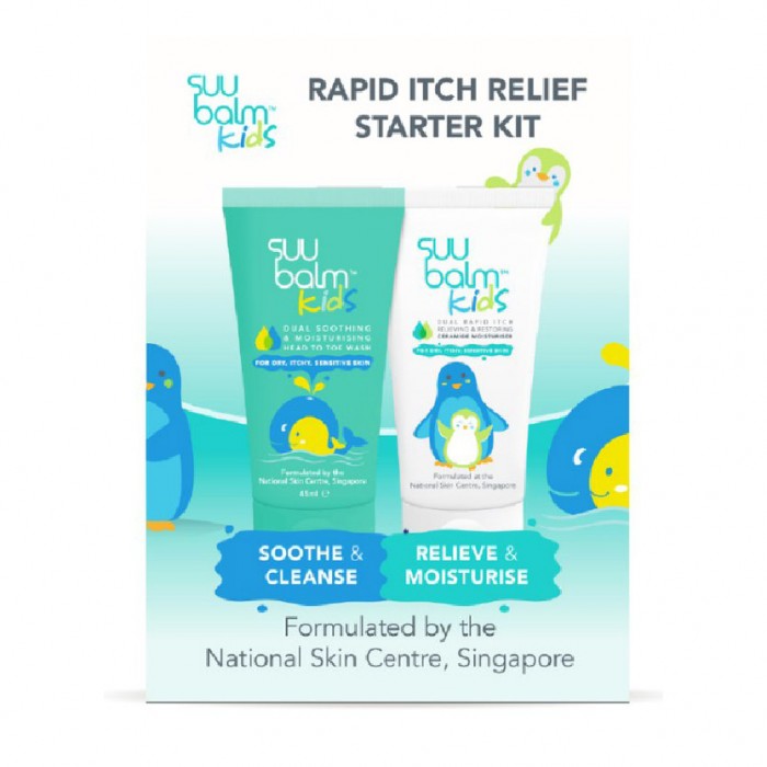 Suu Balm Kids Rapid Itch Relief Starter Kit 45ml X 2