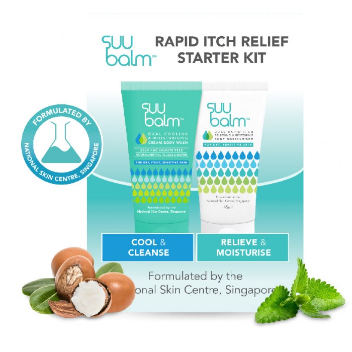 Suu Balm Rapid Itch Relief Starter Kit 45ml X 2