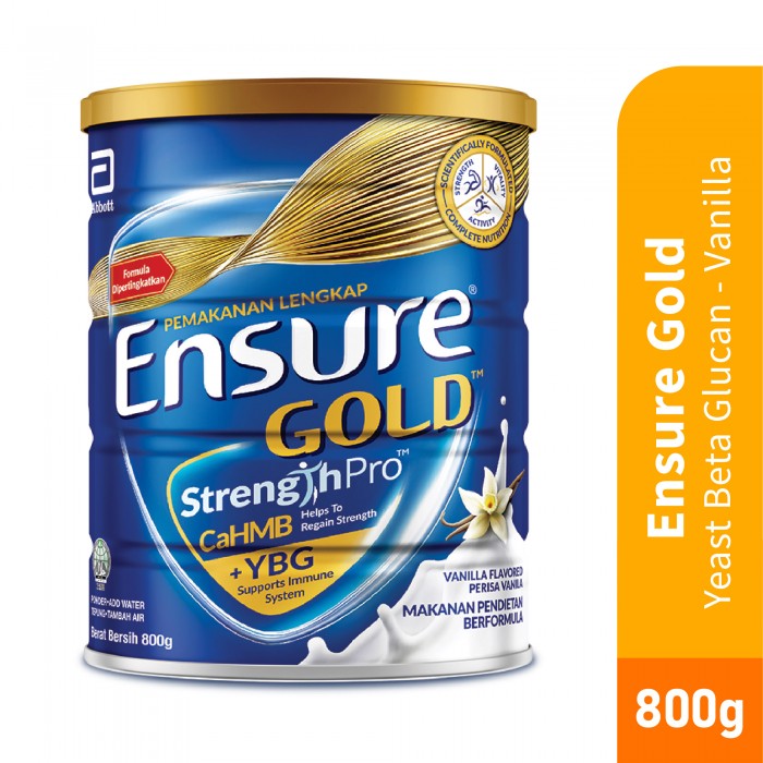 ENSURE GOLD YEAST BETA GLUCAN 800G - VANILLA