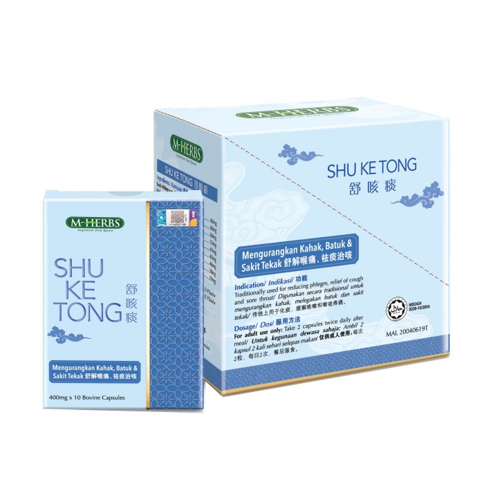 M-HERBS SHU KE TONG 400MG 80'S