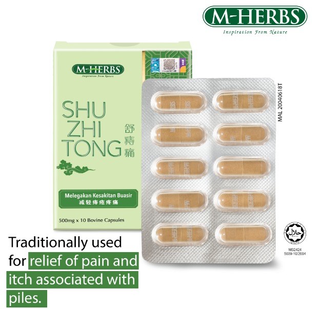 M-HERBS SHU ZHI TONG 500MG 80'S