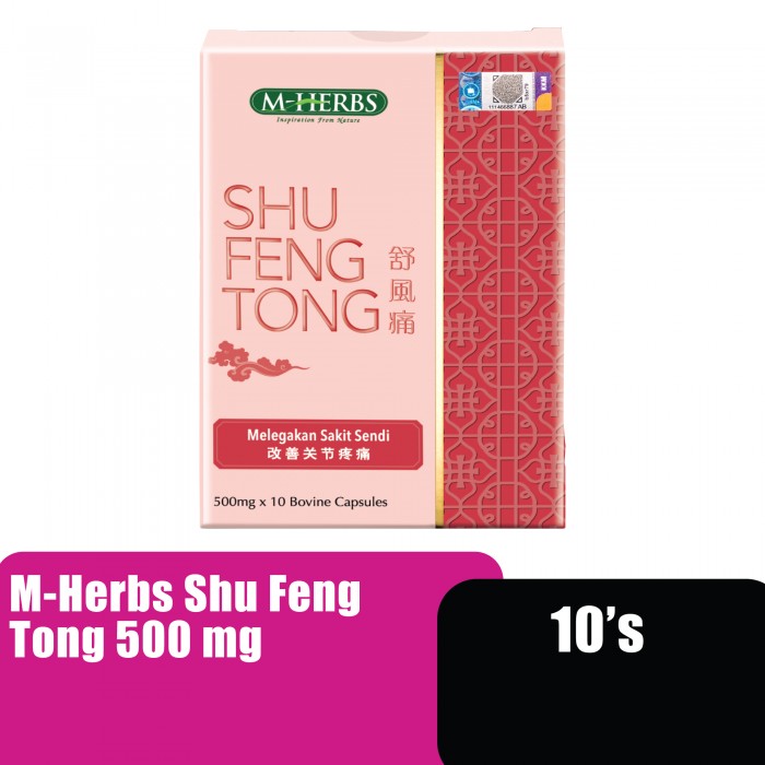 M-HERBS SHU FENG TONG 500MG 10'S