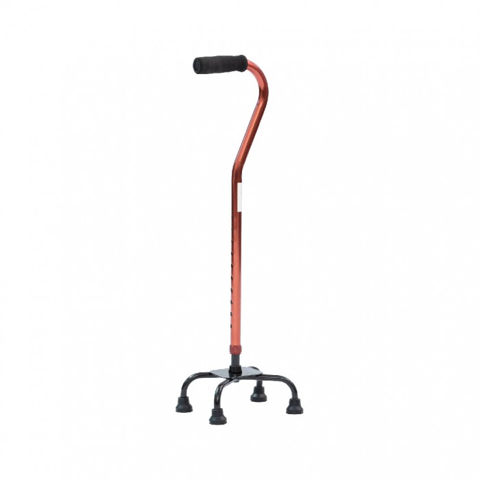 MAXWELL Aluminium Quad Cane Narrow Base (DY05934) Non Slip Walking Aid Cane Stick / Tongkat Kaki 4 拐杖