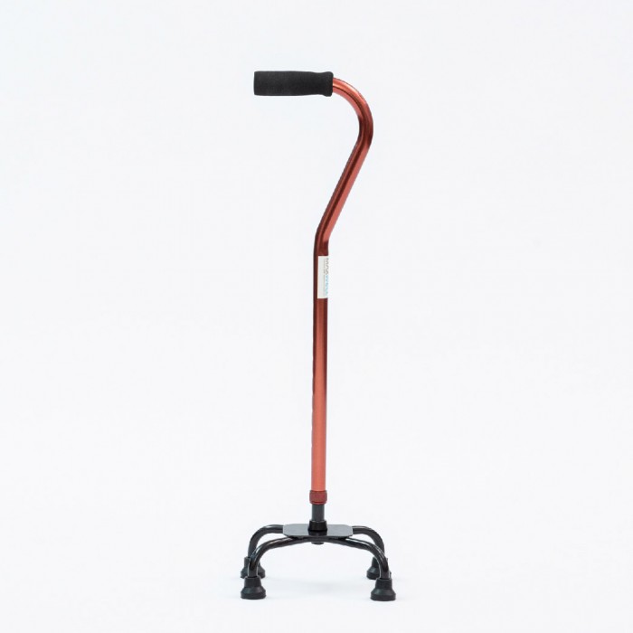 MAXWELL Aluminium Quad Cane Narrow Base (DY05934) Non Slip Walking Aid Cane Stick / Tongkat Kaki 4 拐杖