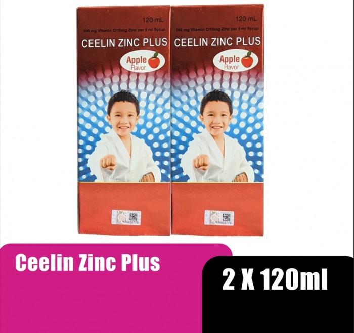 CEELIN ZINC PLUS 120ML X 2