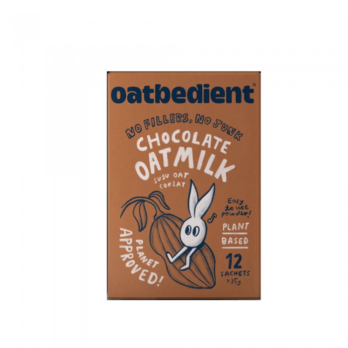 OATBEDIENT CHOCOLATE OAT MILK 35G X 12'S