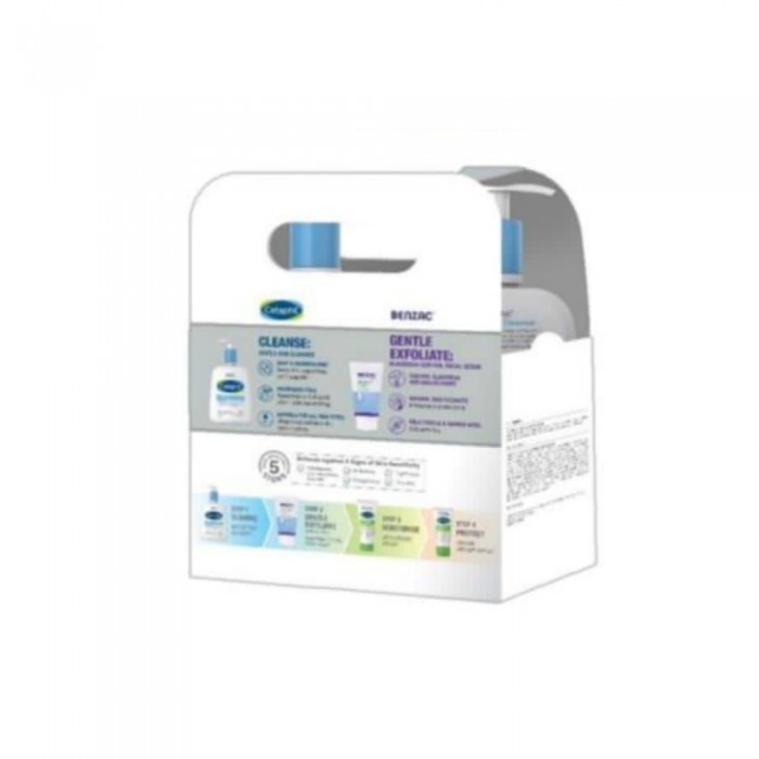 CETAPHIL Gentle Skin Cleanser 500ml X Foc Scrub 60g for Cetaphil Face Wash
