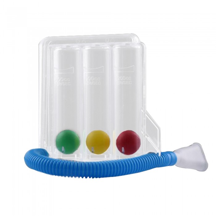 Maxwell 3-Ball Incentive Spirometer Triball Lung Trainer Alat Senaman Penafasan