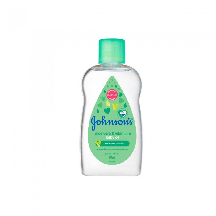 JOHNSON & JOHNSON BABY OIL 50ML - ALOE VERA