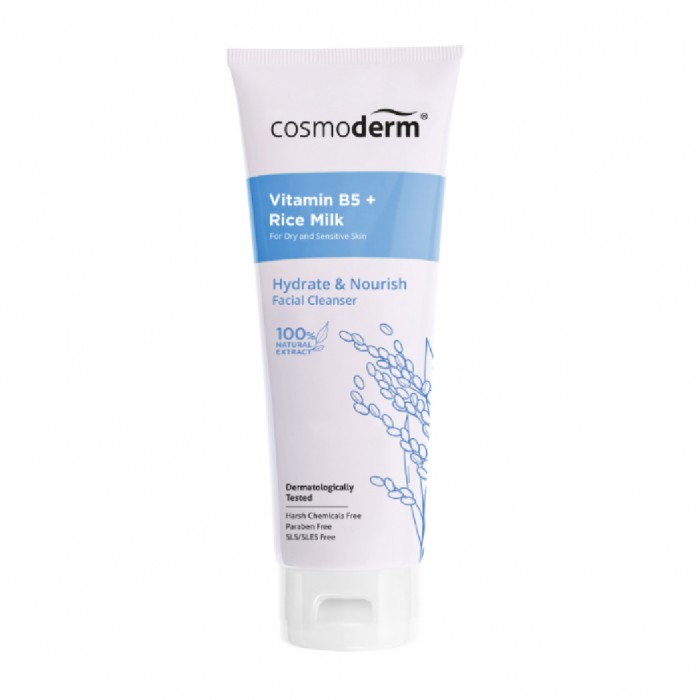 Cosmoderm Natural Hydrate and Nourish Facial Cleanser 100ml