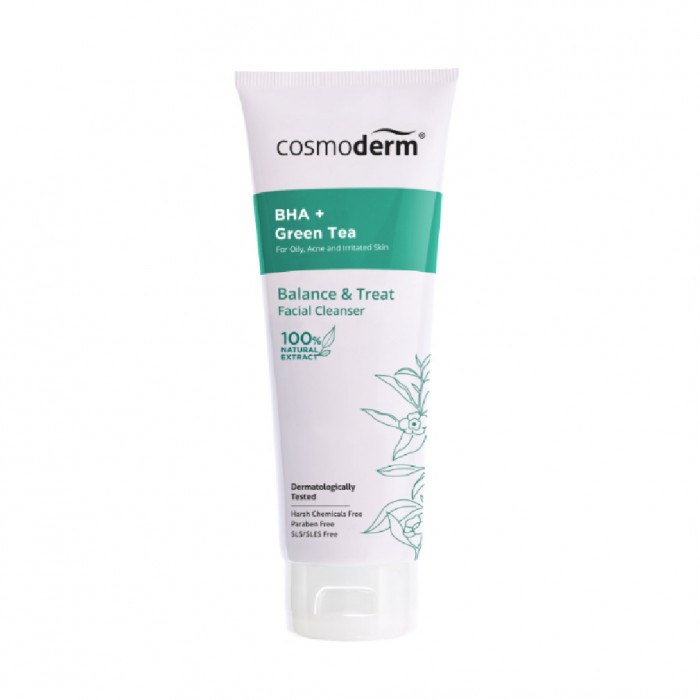 Cosmoderm Natural Balance and Treat Facial Cleanser 100ml