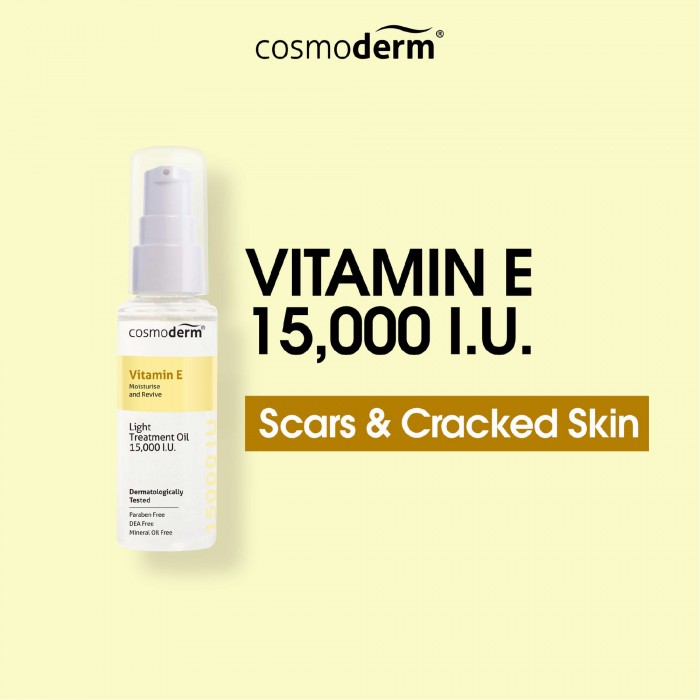 Cosmoderm Vitamin E Light Treatment Oil 15,000 I.U. 30ml