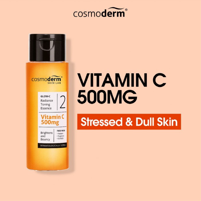 Cosmoderm Glow-C Radiance Toning Essence 500mg 100ml