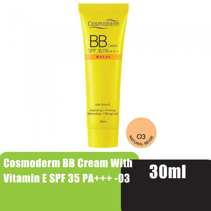 Cosmoderm Bb Cream With Vitamin E Spf 35 Pa+++ 30ml - 03 (Natural Beige)