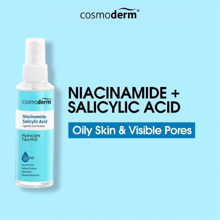 Cosmoderm Niacinamide Salicylic Acid Hydralight Face Mist 50ml