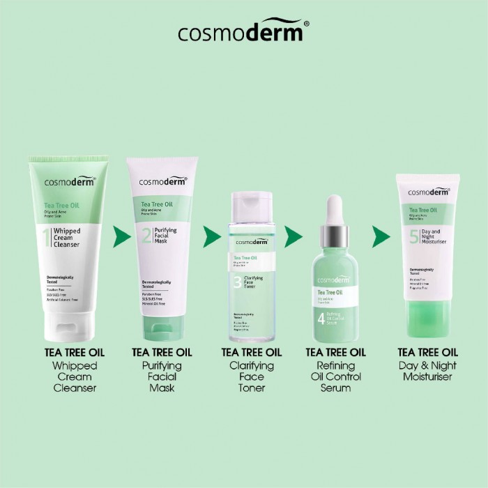 Cosmoderm Tea Tree Whipped Cream Cleanser 125ml