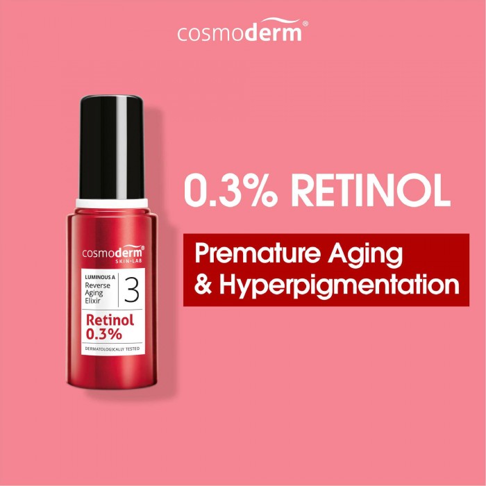 Cosmoderm Luminous A Reverse Aging Elixir 30ml