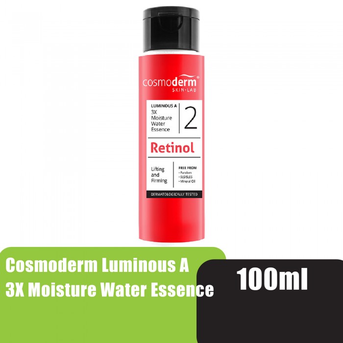 Cosmoderm Luminous A 3x Moisture Water Essence 100ml