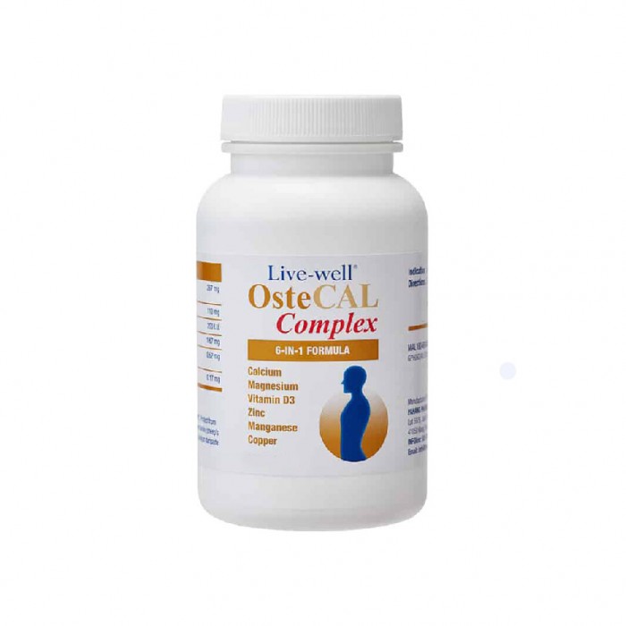 Live Well Ostecal Complex 30's (Bone, Back Support)