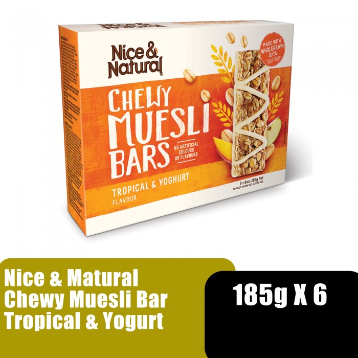 Nice&Natural Muesli Bar Yogurt 185g x 6 Cereal bar 酸奶 / 健康零食 / 低卡零食 (Energy Bar Snack)