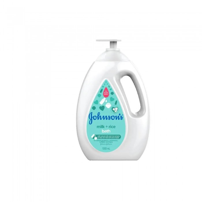 Johnson & Johnson Baby Bath & Wash 1000ml - Milk + Rice