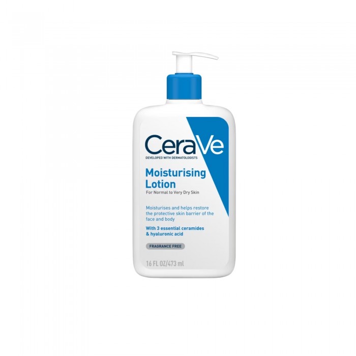 CERAVE Daily Moisturizer Body Lotion with essential ceramide 473ml, 24-hour hydration for Normal & Dry Skin