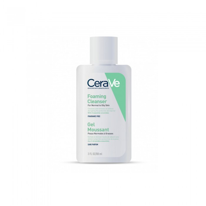 Cerave Foaming Cleanser 88ML Foaming Cleanser for Face Wash (For Normal to Oily Skin, All Skin Type)