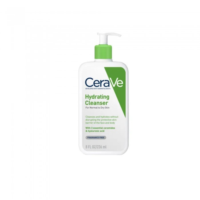 Cerave Hydrating Face Cleanser 236ml for Face Wash (For Normal to Dry Skin)