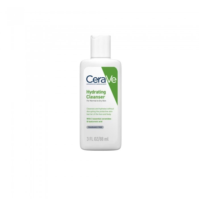 Cerave Hydrating Face Cleanser 88ml for Face Wash (For Normal to Dry Skin)