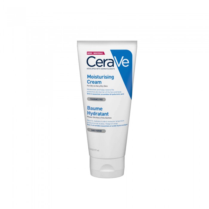 Cerave Moisturizing Cream with Essential Ceramides 177ml (For normal to dry skin on the face and body)