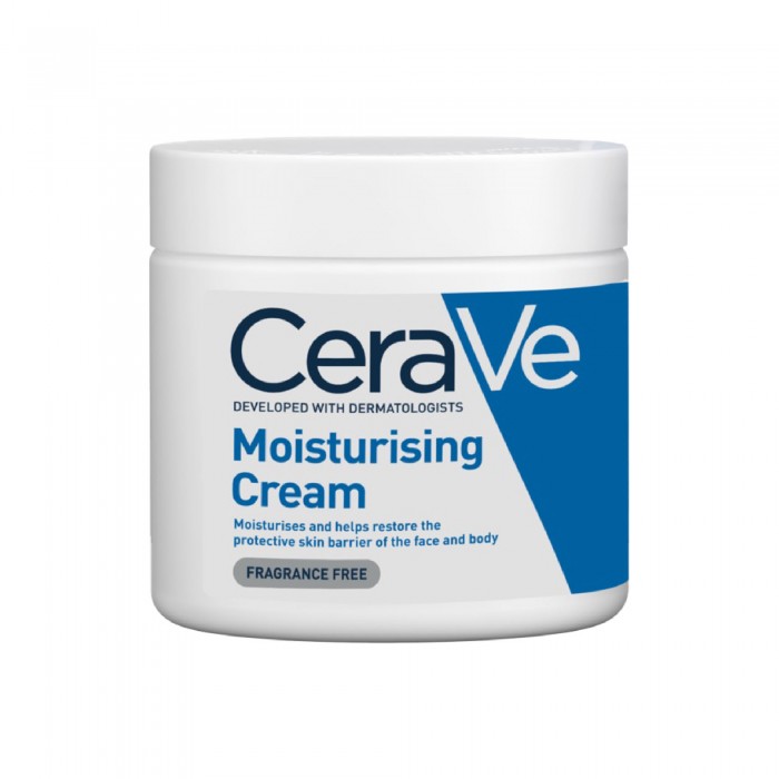 Cerave Moisturizing Cream with Essential Ceramides 454g (For normal to dry skin on the face and body)
