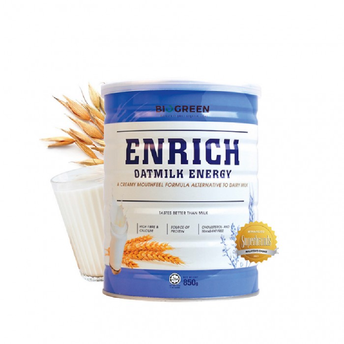 BIOGREEN Enrich Oatmilk Energy 850g