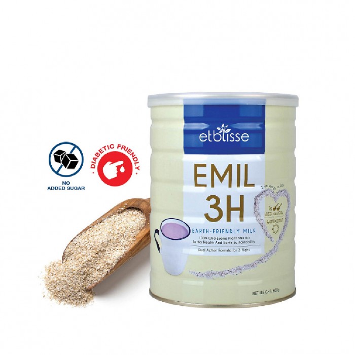 ETBLISSE Emil 3H Purple Oat Bran Milk Powder 600g