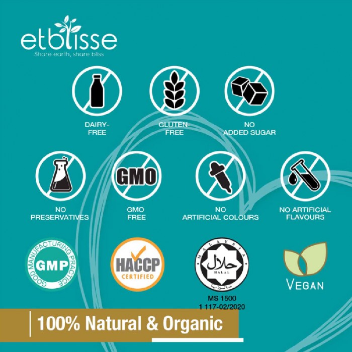 ETBLISSE Emil 3H Purple Oat Bran Milk Powder 600g