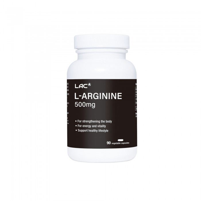 Lac L-Arginine 500mg 90's for Liver, Workout, Energy Booster with Collagen, and Protein (Ubat Kuat)