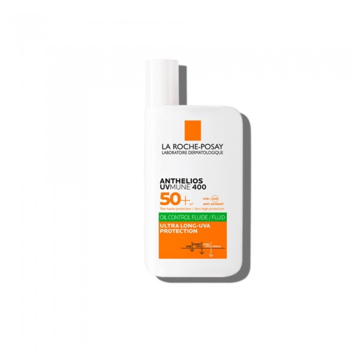 La Roche Posay Anthelios UVmune 400 Control Fluid SPF50+ Sunscreen 50ml (For Combination and Oily Skin)