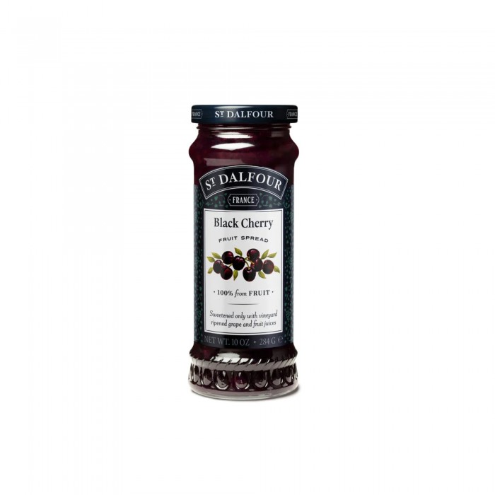 St Dalfour Natural Fruit Spread Black Cherry 284g- Jem cherry roti (vegan & gluten free) / 天然黑樱桃果酱