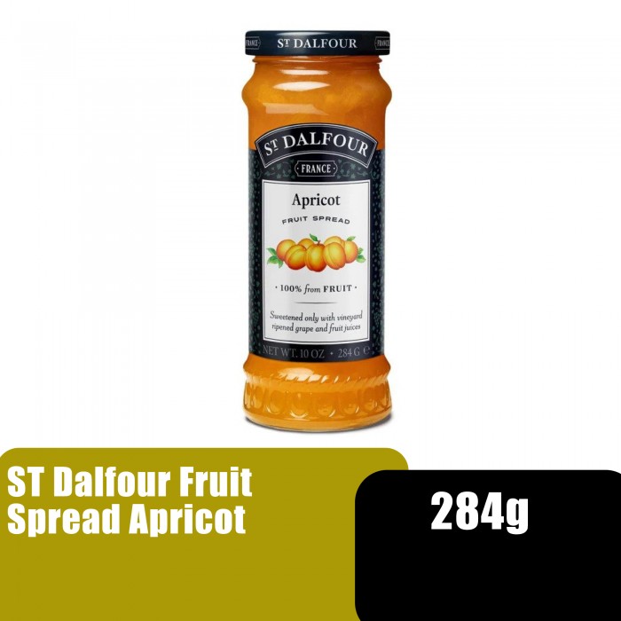 St Dalfour Natural Fruit Spread Thick Apricot 284g - Jem roti apricot (vegan & gluten free) /天然桃子果酱