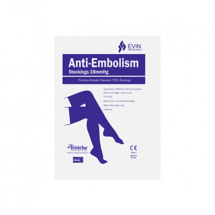 EVIN Anti Embolism Stocking 18mmHg (L) - Ted Stocking, Stoking