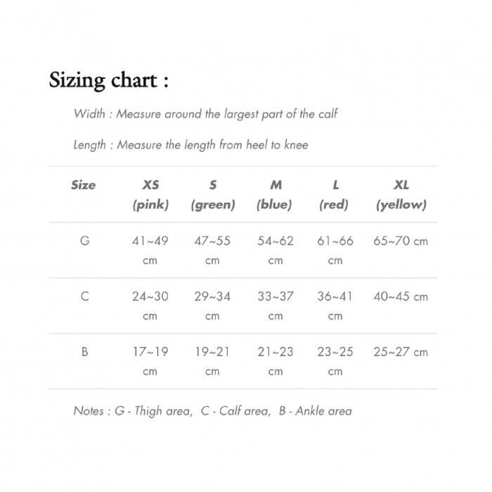 EVIN Anti Embolism Stocking 18mmHg (L) - Ted Stocking, Stoking