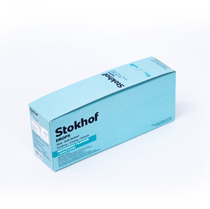 STOKHOF Drops Lozenges Throat Peppermint 6'S x 20 Strip Anti Inflammatory No More Cough Sore Throat Difflam Strepsils