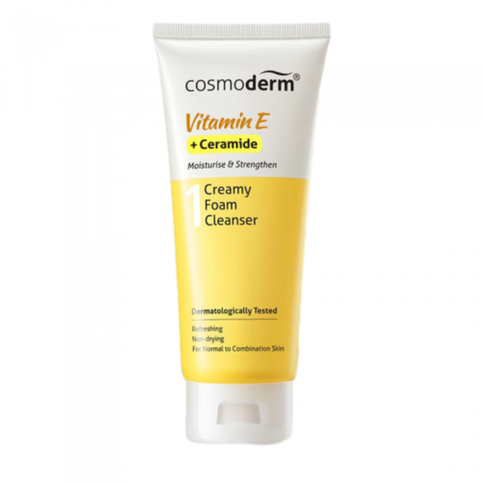 Cosmoderm Vitamin E Foaming Cloud Cleanser 125ml (Face Wash)
