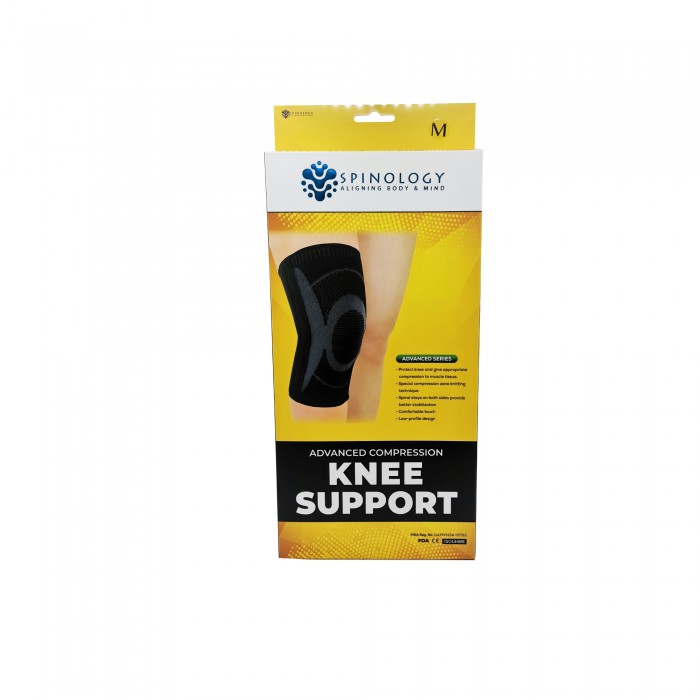 SPINOLOGY Advanced Compression Knee Guard Support Medical - M 护膝套 膝盖 保护套 Knee Support Knee Protector Lutut