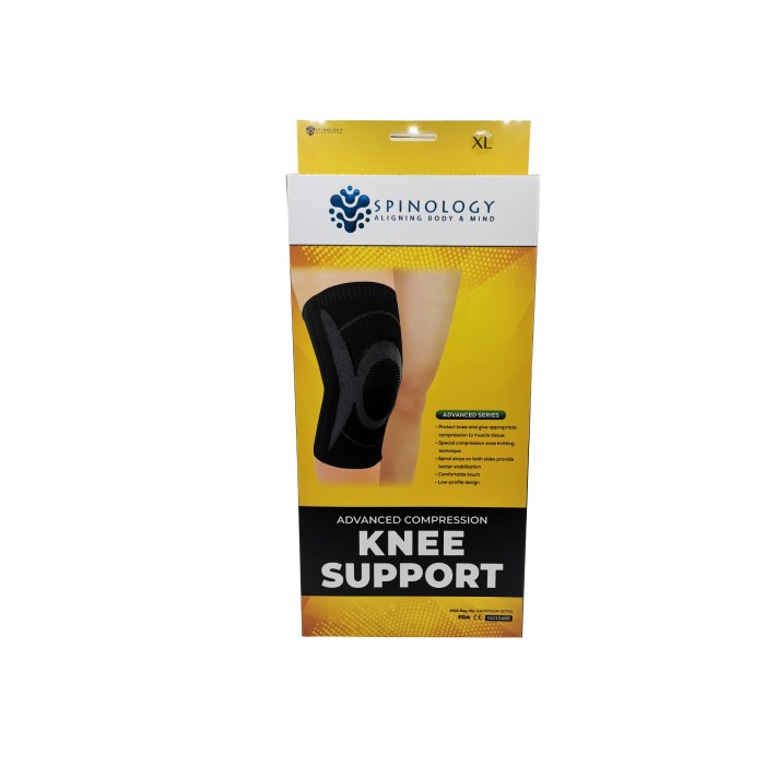 SPINOLOGY Advanced Compression Knee Guard Support Medical - XL 护膝套 膝盖 保护套 Knee Support Knee Protector Lutut