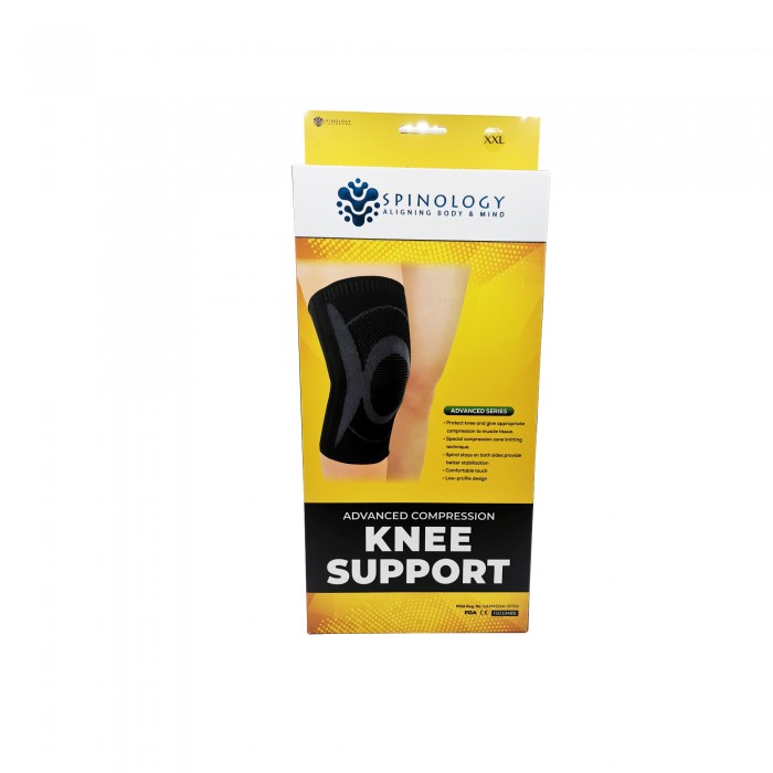 SPINOLOGY Advanced Compression Knee Guard Support Medical - XXL 护膝套 膝盖 保护套 Knee Support Knee Protector Lutut