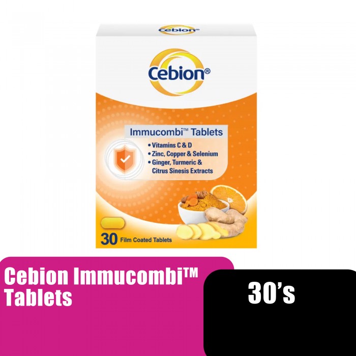 Cebion Vitamin C,D,Zinc Immucombi 30's (for well being and daily health) /健康保健品