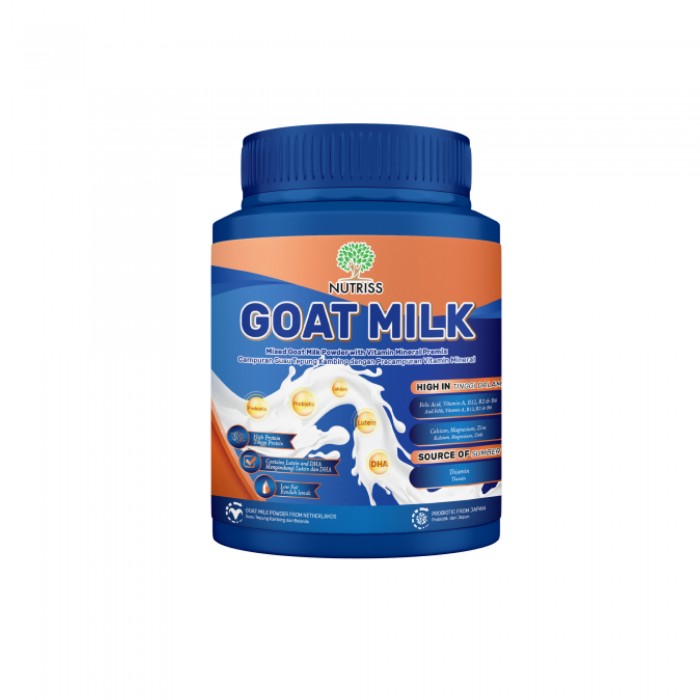 Nutriss Goat Milk with calcium & Vitamin B12 850g - support well being/ immune system / regulate blood pressure