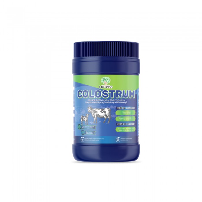 Nutriss Colostrum Calcium Carbonate Skim Milk Powder 500g -support well being/ immune system /gut health