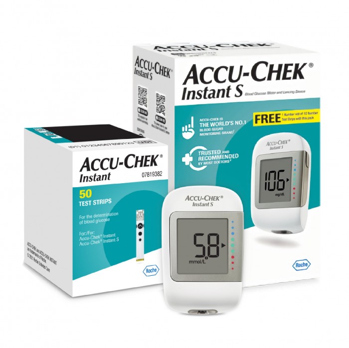 Accu-chek Instant S Starter Kit With Test Strips